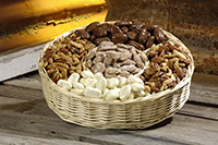 Round Wicker Nut Basket 